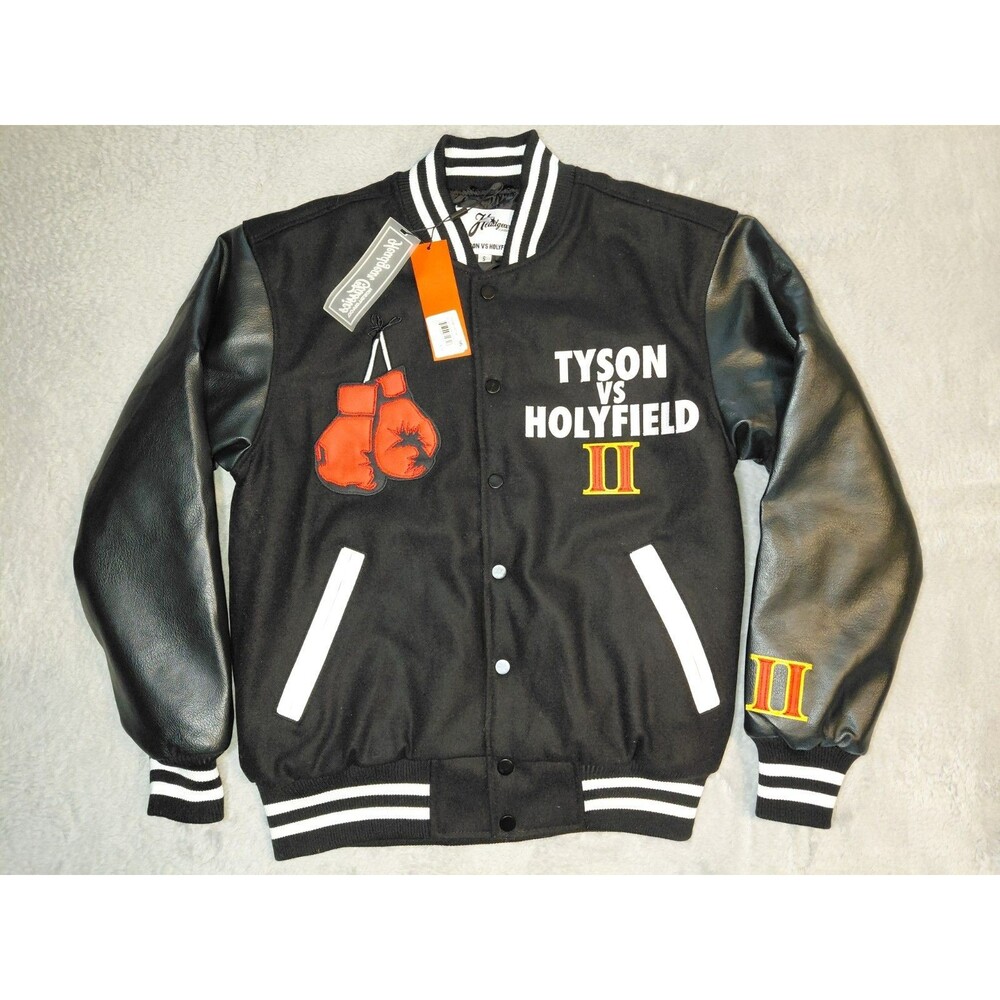Headgear Tyson Vs Holyfield II (Ear Bite Fight) Varsity Jacket Men’s Small NWT